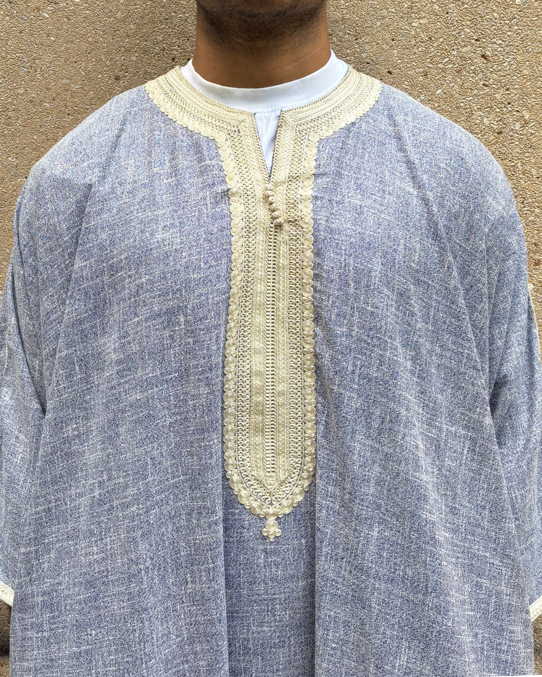 Everyday Light Purple & Cream Thobe