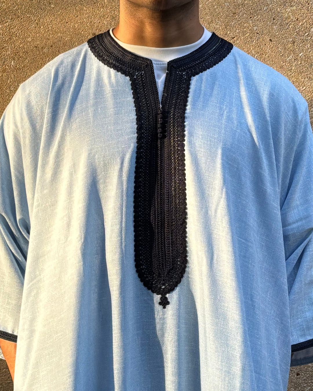 Everyday Blue & White Thobe