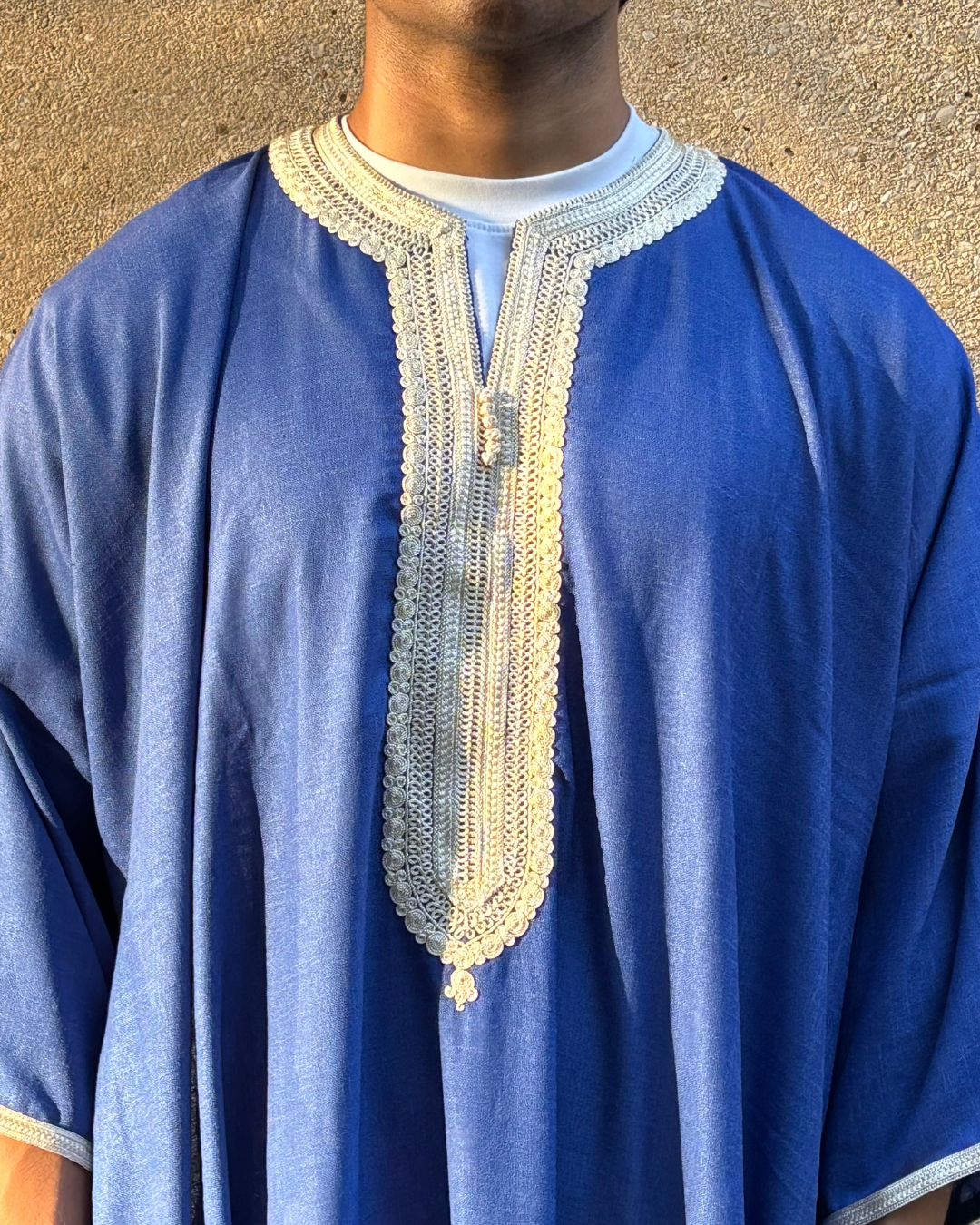 Everyday Blue & Cream Thobe