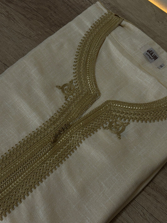 Everyday Golden Moroccan Thobe