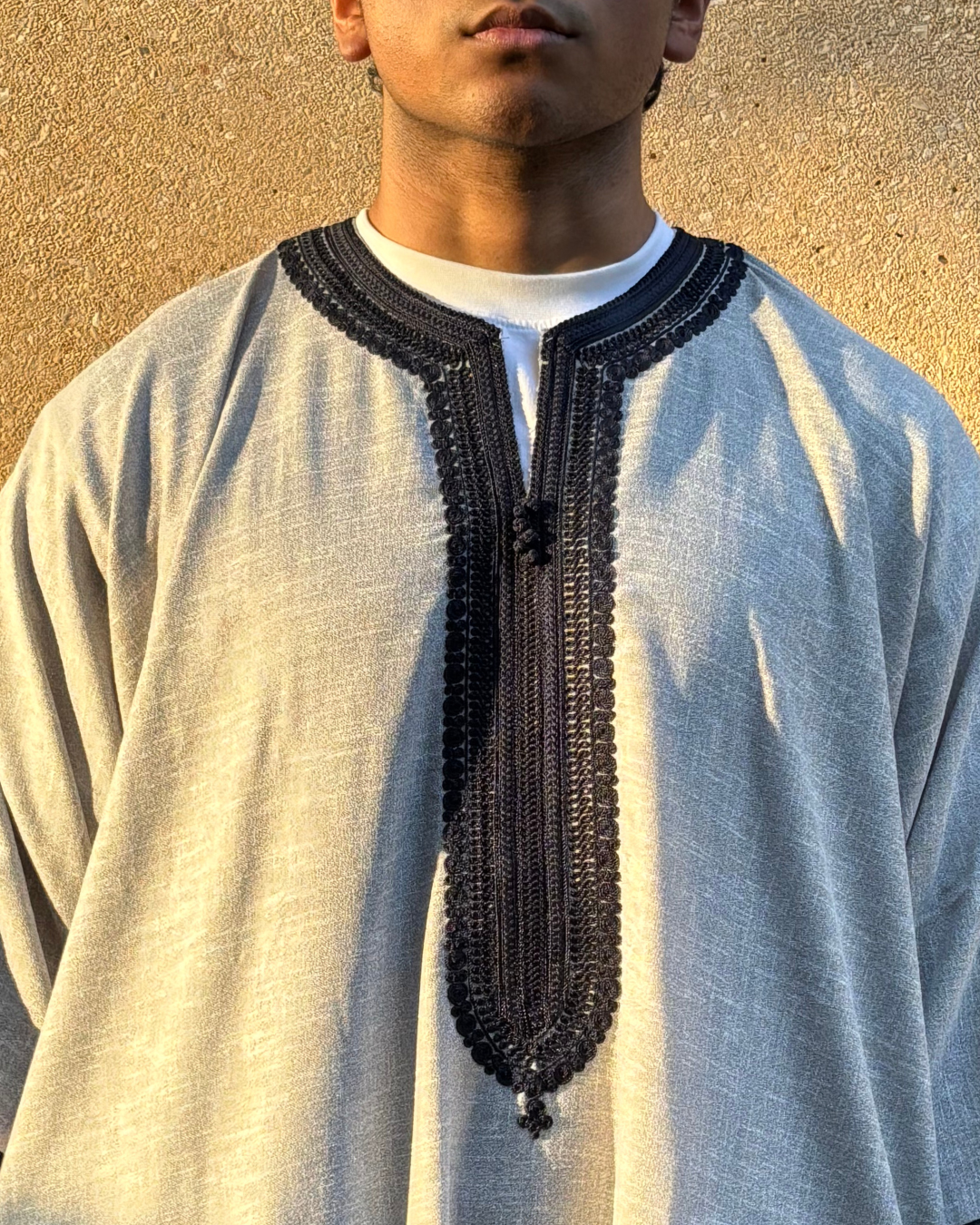Everyday Grey & Dark Blue Thobe