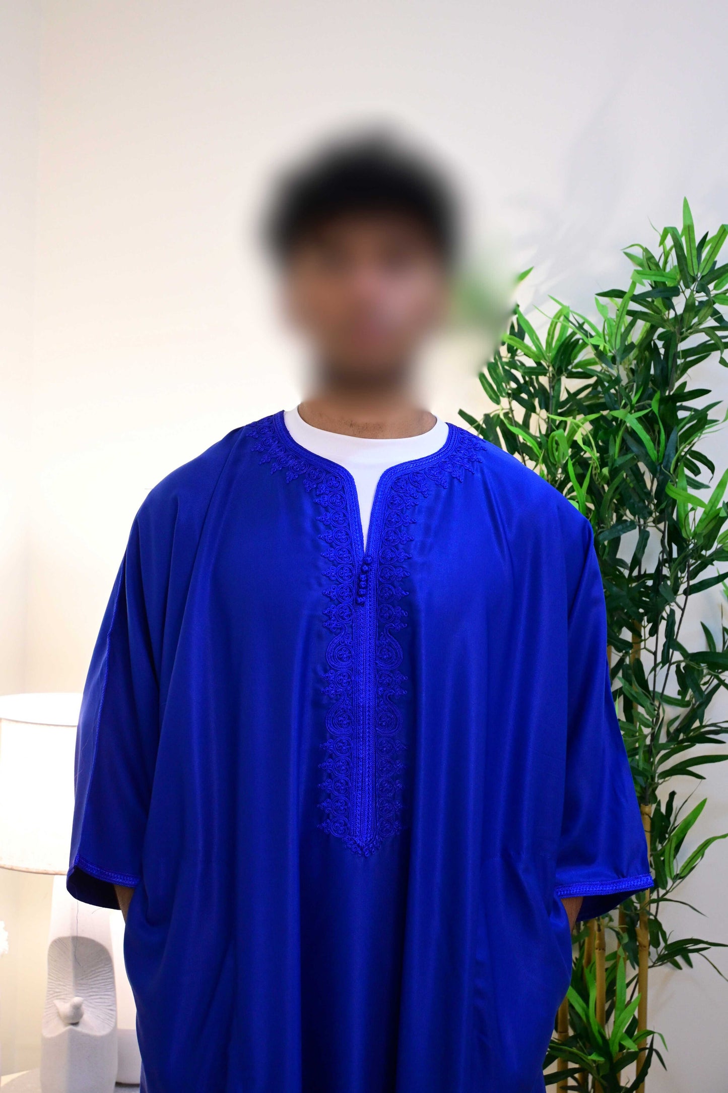 V5. Royal Blue Moroccan Thobe