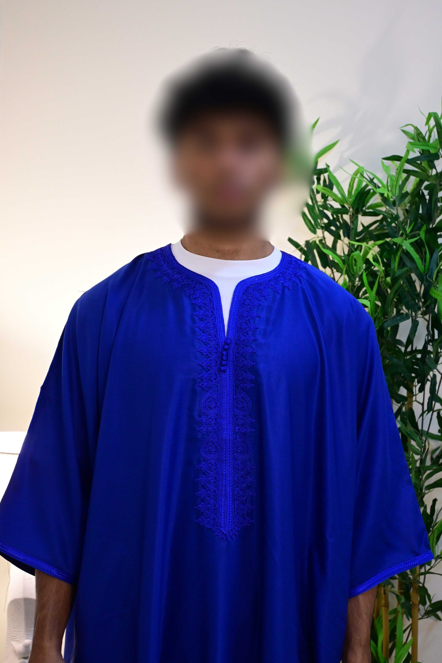 V5. Royal Blue Moroccan Thobe