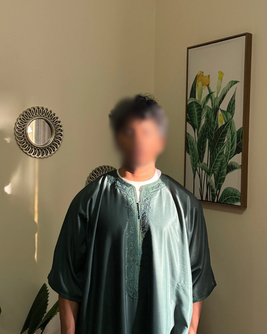 V3. Royal Green Moroccan Thobe