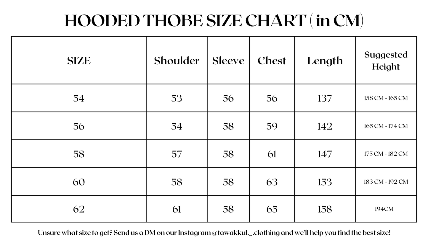 Beige Hooded Moroccan Thobe